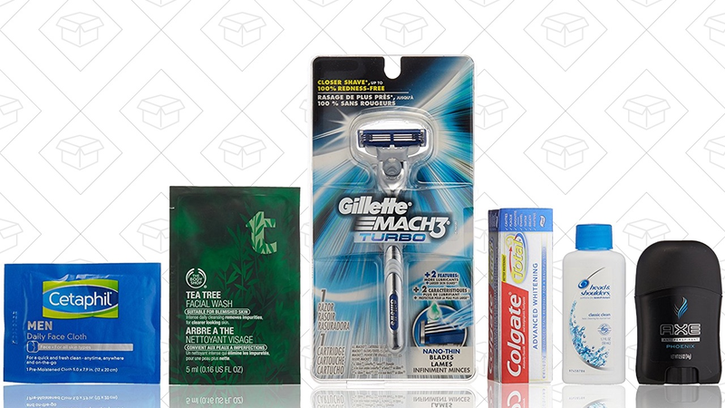 Men’s Grooming Sample Box, $10 + $10 Credit